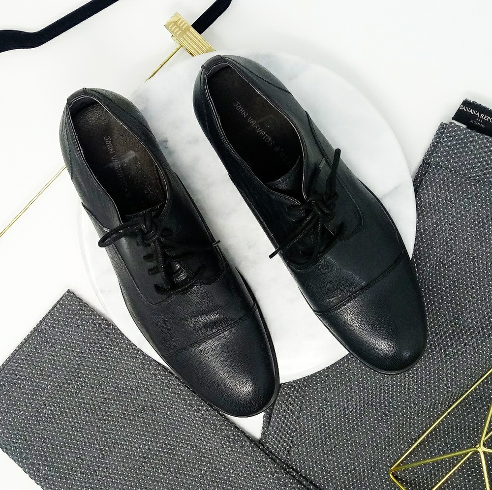 NWOT John Varvatos Star USA Staley Derby Oxfords